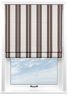 The British Stripe Co. Edward, Highlands No.1 - Roman Blind